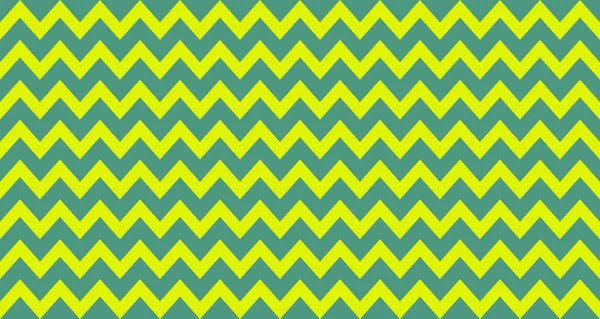 Zigzag Pattern Green Yellow Color — Stock Photo, Image
