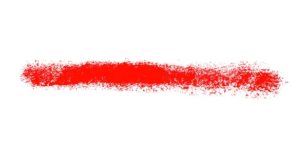 Red Stripe Hand Drawn Crayon Pencil Brush — Stock Photo, Image