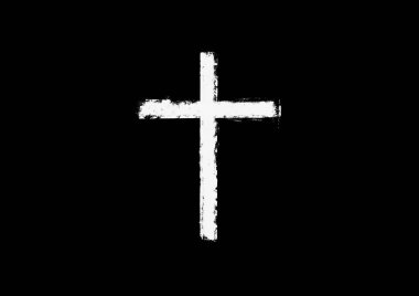 Basit bir siyah cenaze ya da beyaz haçlı bir anma kartı.