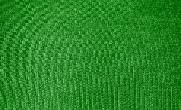 Doek Achtergrond Textuur Met Groene Kleur Geweven Textuur — Stockfoto