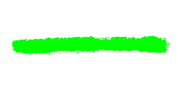 Pinselbanner Mit Grüner Farbe Pinselelement — Stockfoto
