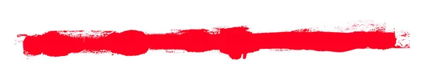 Rough Red Stripe Made Paintbrush Cool Background Banner — Stock Photo, Image