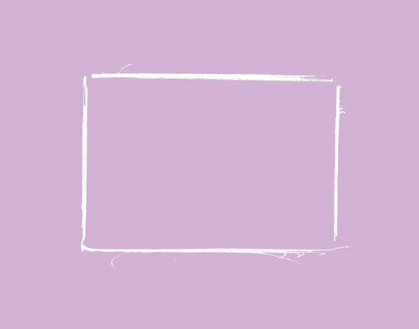 手描きの白の長方形とピンクのパターン — ストック写真