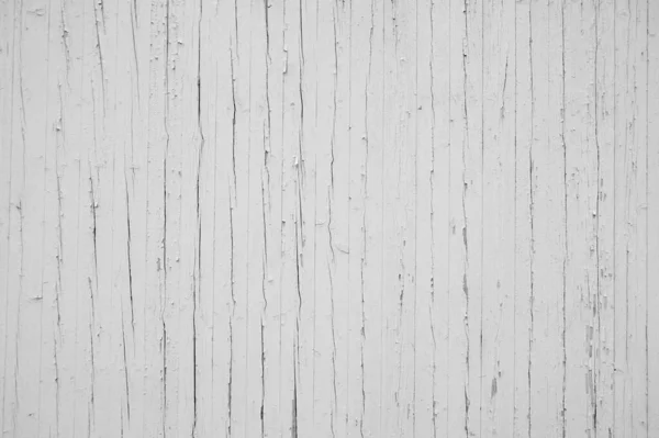 白い色の古い風化した木製の板 — ストック写真