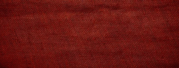 Fondo Rojo Banner Textura Tejida —  Fotos de Stock