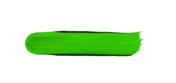 Sketch Green Color Made Brush Decoration — Stock Photo, Image
