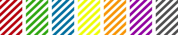Einfacher Streifenhintergrund Rot Grün Blau Gelb Orange Lila Und Schwarz — Stockfoto