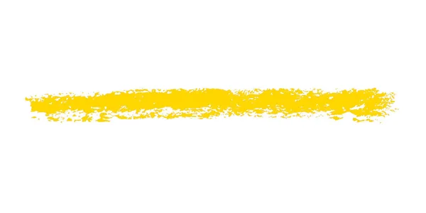 Βρώμικο Κίτρινο Smaer Ρίγα Μολύβι Πινέλο — Φωτογραφία Αρχείου