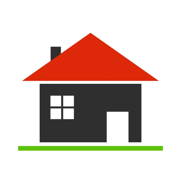 Simple House Icon Real Estate Symbol — Stock Photo, Image