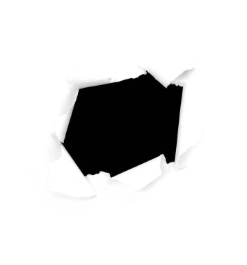 Kara delikli beyaz kağıt arkaplan