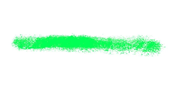 Мазок Кисти Ярко Зеленого Цвета — стоковое фото