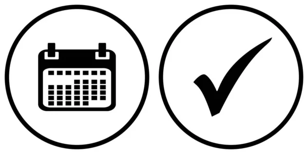 Botões Simples Salve Data — Fotografia de Stock