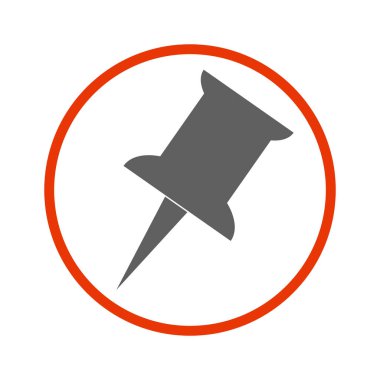 Çemberdeki pin sembolü: Hatırlatma veya Konum