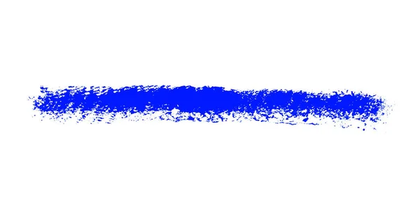 Tiza Pintada Mano Textura Pincel Con Color Azul —  Fotos de Stock