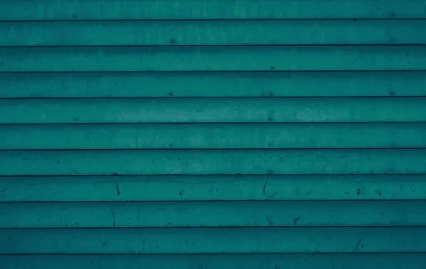 Old Turquoise Plank Background Weathered Wood — Stock Photo, Image