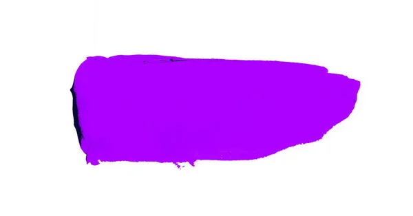 Purple Paintbrush Texture White Background — ストック写真