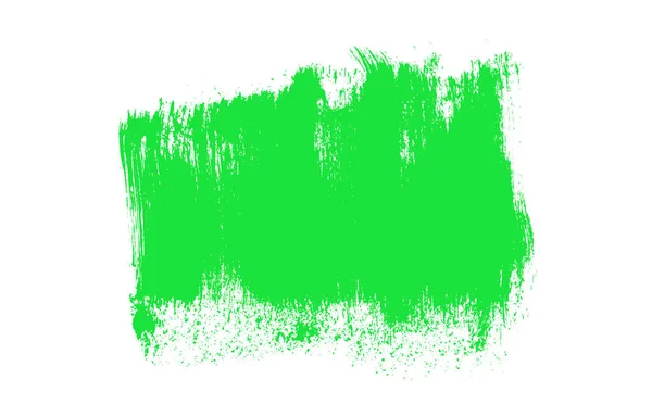 Грязный Эскиз Зеленой Ручной Росписи Текстуры Кисти — стоковое фото