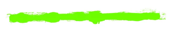 Свето Зеленый Баннер Мазком Кисти Мбаппе Раскрашен Кистью — стоковое фото