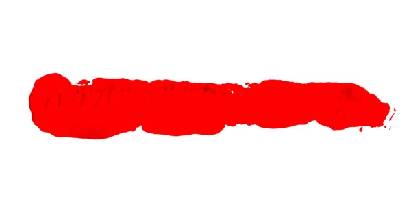 Dirty Painting Stripe Red Color — Fotografia de Stock