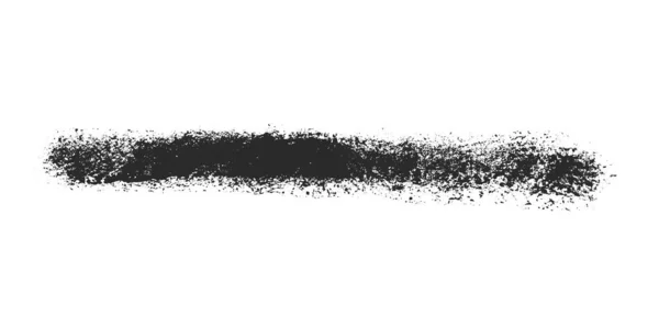 Dirty Banner Black Color Painted Brush — Stock Photo, Image