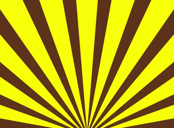 Rays Background Striped Brown Yellow — Stock Photo, Image