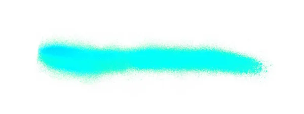 Dirty Light Blue Graffiti Stripe Grunge Stroke Turquoise Color — Stock Photo, Image