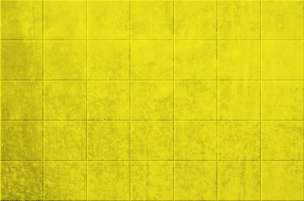 Brudne Tło Ściany Żółtymi Płytkami — Zdjęcie stockowe