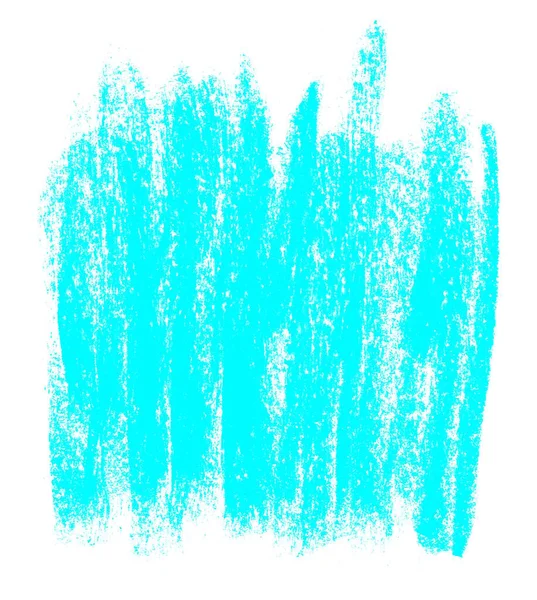 Blauwe Vuile Hand Geschilderde Potloodstrepen — Stockfoto