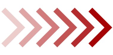 Yön sağa: Kırmızı gradyan sancak oku