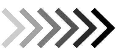 Yönetmen sağ: Siyah gradyan sancak oku