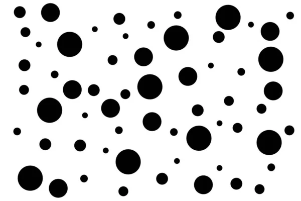 Schwarze Punkte Auf Weißem Hintergrund — Stockfoto