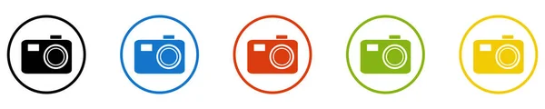 Foto Pictogram Set Van Knoppen Fotografie — Stockfoto