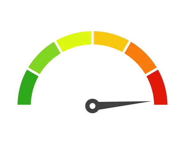 Speedometer Showing Top Speed Full Power — Stock Photo, Image