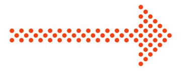 Kırmızı renkli noktalı ok doğru yönü gösteriyor