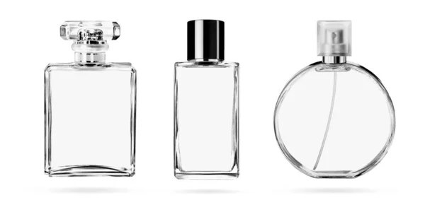 Parfümflasche Glasflasche Für Parfüm Und Parfümerie Vector Illustration Realistische Mockup — Stockvektor