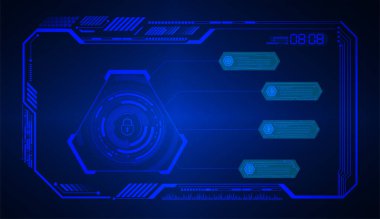 Geometrik şekil ve çizgilerle soyut geleceksel arkaplan