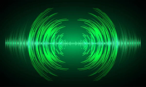 Abstrakta Ljudvågor Mörk Bakgrund — Stock vektor