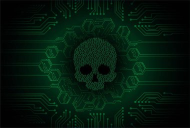 kurukafa siber devre gelecekteki teknoloji konsepti