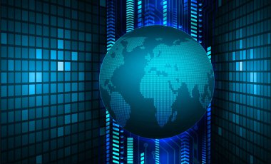 Siber devre gelecekteki teknoloji kavramı