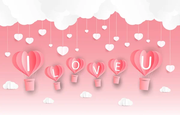 Φεβρουαρίου Αφίσα Κάρτα Αγάπης Ημέρα Του Αγίου Βαλεντίνου Διανυσματική Απεικόνιση — Διανυσματικό Αρχείο