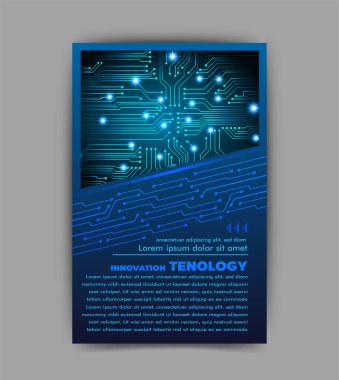 Broşür tasarım şablonu vektörü. Soyut kapak kitabı mavi portföy minimal sunum posteri. A4 düzeni konsepti. Broşürler iş dergisi bildiriyor. pankart metin kutusu