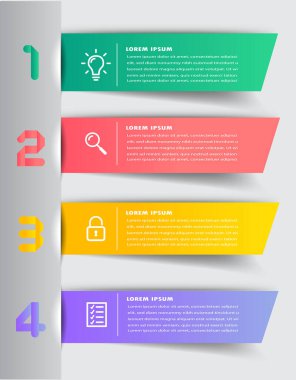 modern metin kutusu şablonu, bilgi grafikleri pankartı