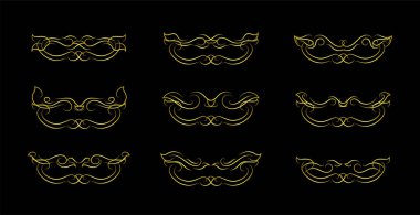 Web tasarımı için vektör simgeleri kümesi