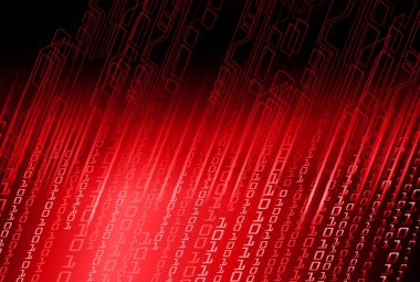 Sayılar ve satırlarla soyut arkaplan