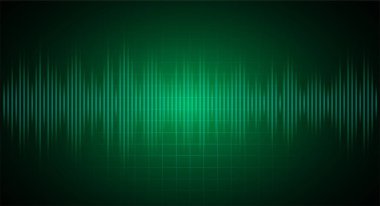 Ses dalgaları salınıyor karanlık ışık