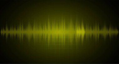 Ses dalgaları salınıyor karanlık ışık