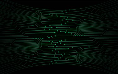 Siber devre gelecekteki teknoloji kavramı