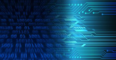 cyber future technology concept background