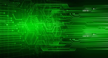 Siber devre, gelecekteki teknoloji konsepti 