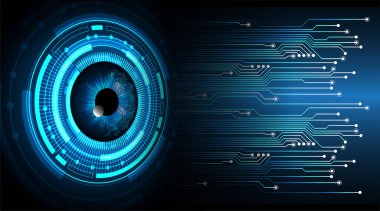 Siber devre, gelecekteki teknoloji konsepti 